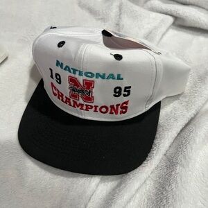 Original 1995 Nebraska Cornhusker Championship hat